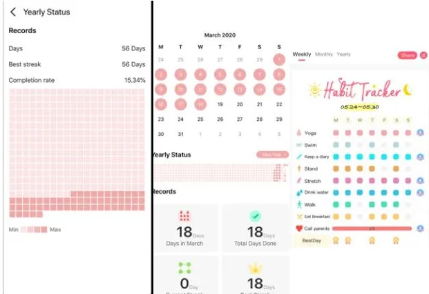 Done a simple habit tracker. Done a simple habit tracker